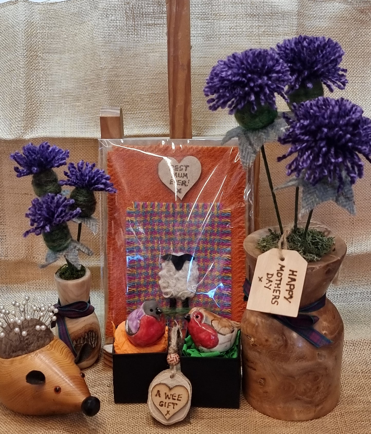 THISTLE VASE by Karen Christie